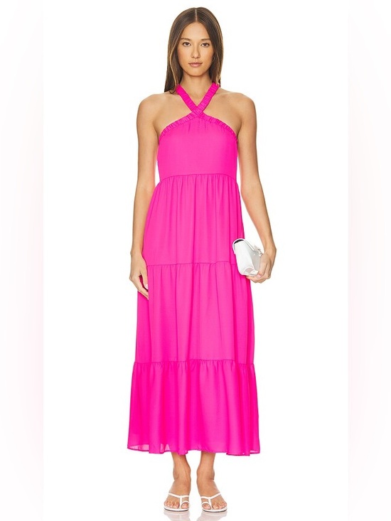 Show Me Your MuMu Dresses & Skirts - NWT Show Me Your Mumu Hallie Halter Dress in Hot Pink - M